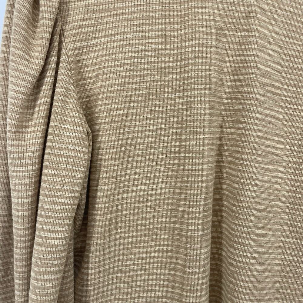 Double D Ranch Size M Trails End Top Long Sleeve Beaded Embellished Tan Western - Picture 8 of 11